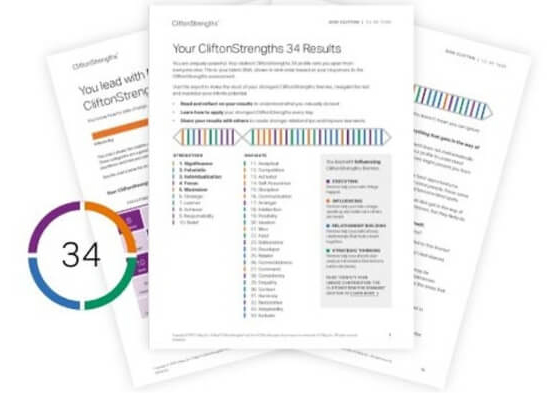 test gallupa cliffon strenghts 34 talenty ewa ratajczak